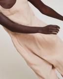 U-Neck Waist Pleated Jumpsuit