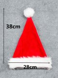 Thicken Plush Christmas Hat For Adult Child