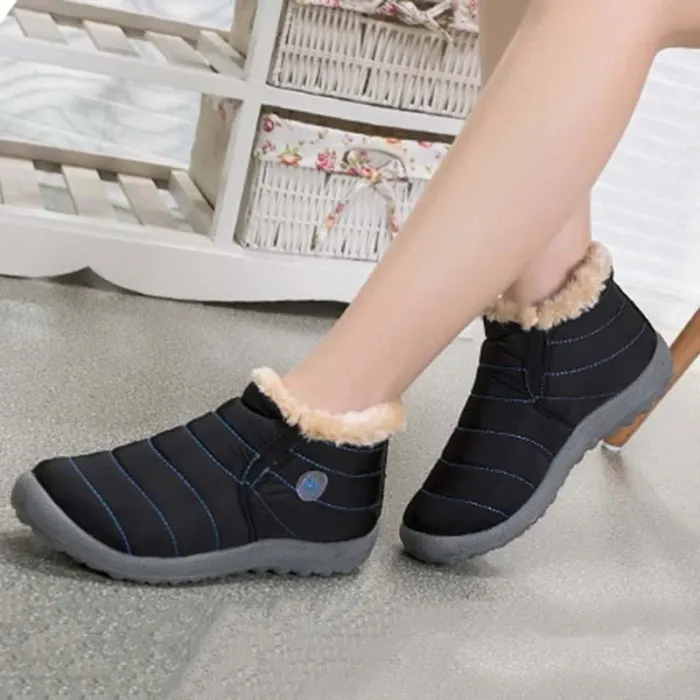 Women Snow Booties Casual Comfort Warm Plus Size Waterproof Shoes