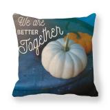 Cushion cover Pumpkin Design in Harvest Season linen/cotton pillow case