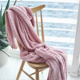 Solid Crochet Knit Blankets