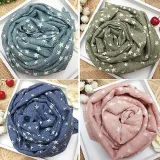 Hot Girl's Kids Star Pentagram Warm Shawl