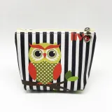 Fashion Cartoon Owl Zero Wallet Key Bag Children's PU Wallet Coin Bag
