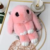 Cute Cartoon Rabbit Crossbody Bag New Plush Female Bag Chain Shoulder Bag Fashion Folder Bag
