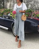 Linen Casual Fashion Strap Jumpsuit