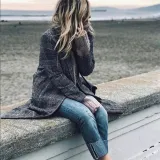 British Style Vintage Plaid Cardigan Coat