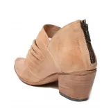 Women Vintage Ankle Boots Casual Chic Zipper Boots