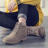 Women Autumn Winter Fur Ankle Boots Waterproof Slip on Shoes Snow Boots