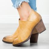 Closed Toe Chunky Heel Med (3-8Cm) Boots