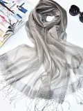 Beach Fringed Solid Scarve