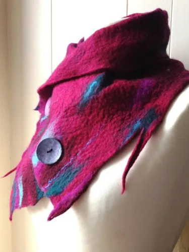 Purple Vintage Plain Scarves & Shawls