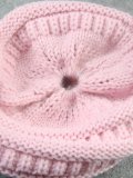 Patch Casual Solid Knitted Cap