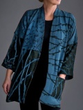 Plus size Printed Cotton Outerwear