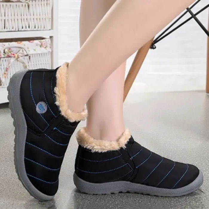 Women Snow Booties Casual Comfort Warm Plus Size Waterproof Shoes