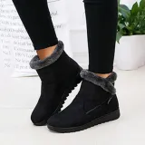 Women Winter Shoes Warm Snow Zipper Ankle Boots