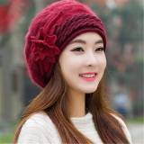 Rose Red Casual Cozy Hats