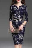 Sweet Heart  Floral Bodycon Dress