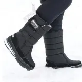 Womens Warm Flat Heel Oxford Winter Snow Boots