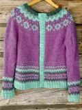 Long Sleeve Color-Block Tribal Women's Cardigans