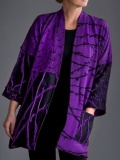 Plus size Printed Cotton Outerwear
