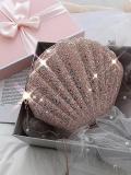 Women's Beach Shell Shape Zipper Bag Handbag