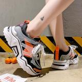 Fashion Wild Colorblock Lace-Up Casual Shoes