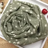 Hot Girl's Kids Star Pentagram Warm Shawl