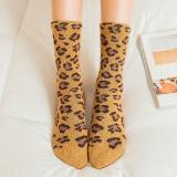 Women Casual Leopard Underwear & Socks