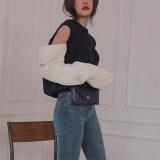Fashion Color Block Patchwork Sweater