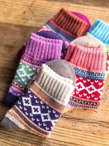 Thick warm Wool-blend Socks