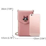 Women Cute Faux Crossbody Phone Bag