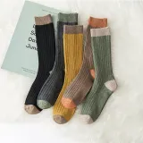 Warm Thick Line Cotton Pile Socks