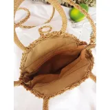 Beach Straw  Shoulder Bags women