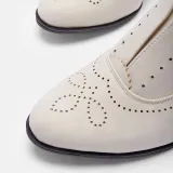 Vintage Slip On Booties Chunky Heel Pu Boots