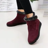 Women Winter Shoes Warm Snow Zipper Ankle Boots