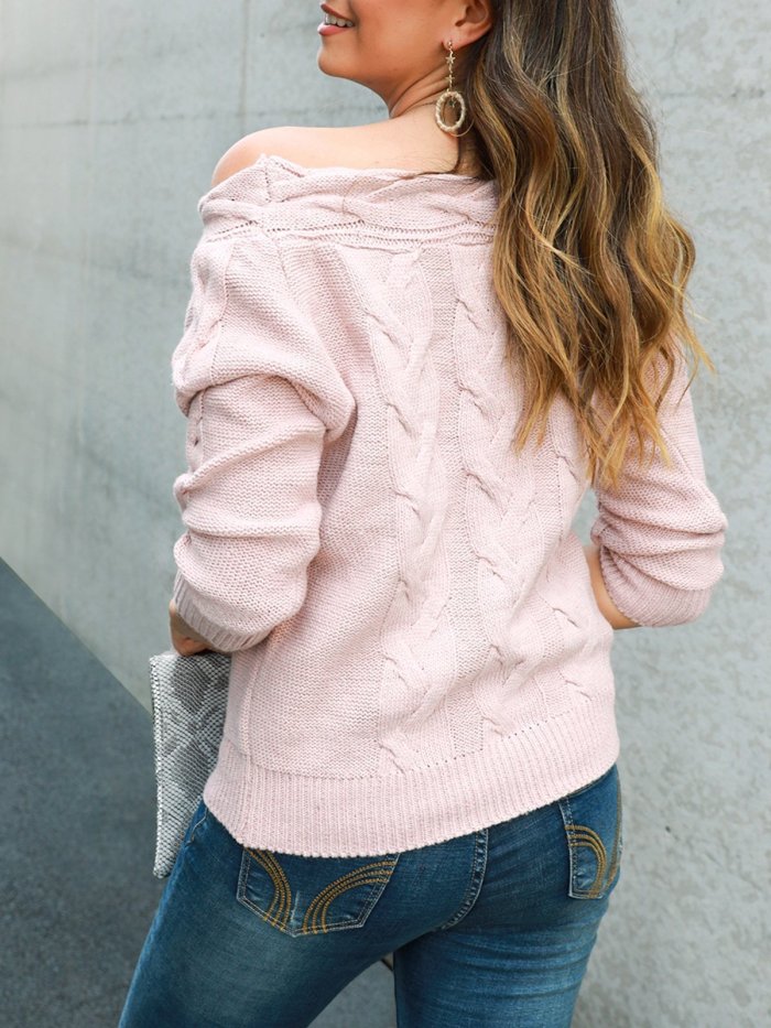 Holiday Off Shoulder Sweater