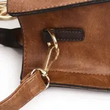 4 PCS Women Faux Leather Handbags Vintage Multi-function Crossbody Bags