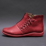 Women Winter Flat Heel Boots