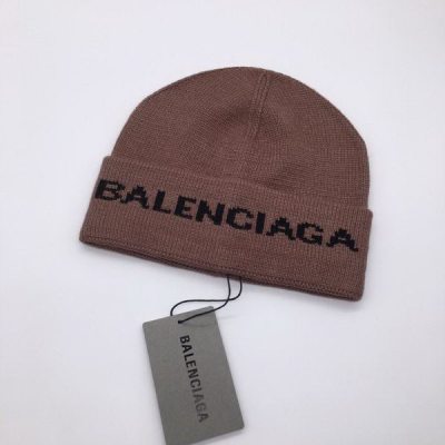 官网同步20秋季最新款-balenciaga新款毛线针织帽子,专柜同步,冬季