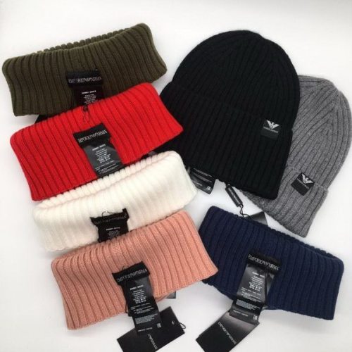 官网同步20秋季最新款-armani新款毛线针织帽子，专柜同步，冬季必备款
