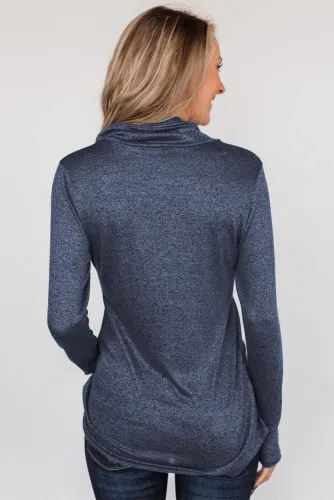 ²¿·Öȱ»õBlue All This Time Zipper Pullover Top 21