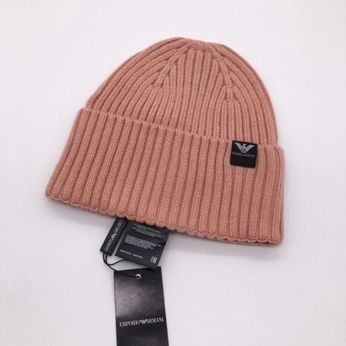 官网同步20秋季最新款-armani新款毛线针织帽子，专柜同步，冬季必备款
