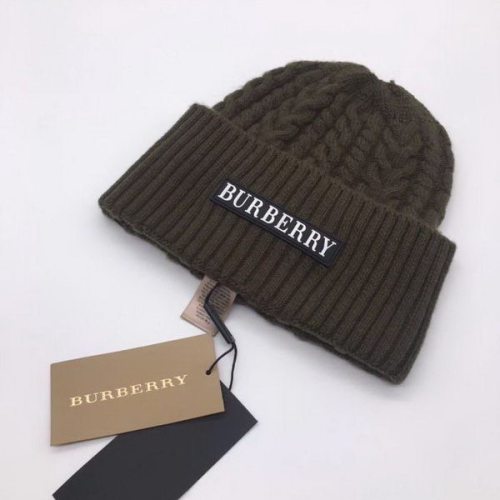 官网同步20秋季最新款-Burberry新款毛线针织帽子，专柜同步，冬季必备款