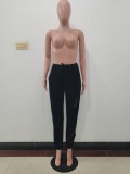 Autumn Casual Ripped Drawstrings Track Pants