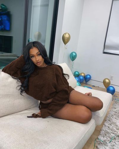Autumn Brown Sexy Two Piece Plush Pajama Shorts Set