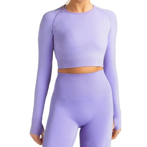 Autumn Sports Fitness Yoga Crop Top and Legging Set