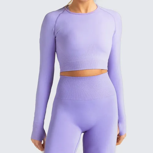Autumn Sports Fitness Yoga Crop Top and Legging Set
