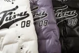 字母刺绣加厚皮衣男式ins欧美潮牌棉衣bf原宿风街头潮流宽松棉服