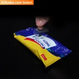 Alibaba select 10pcs in pouch 75% Alcohol Disinfectant Wipes for US/EU market