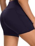 oyioyiyo High Waisted Biker Shorts for Women Workout Yoga Running Compression Shorts with Pockets